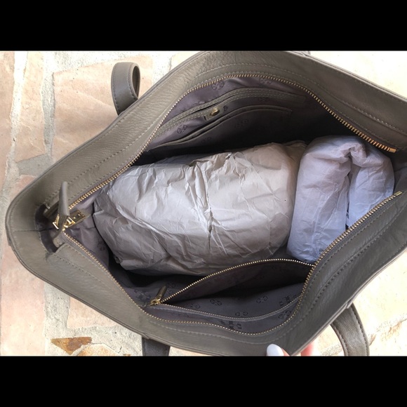 Grey Tory Burch Tote - Picture 5 of 7